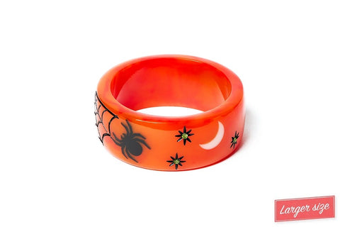 !! PRE-ORDER !! Splendette Halloween 26 Spider's Web DUCHESS Wide Bangle