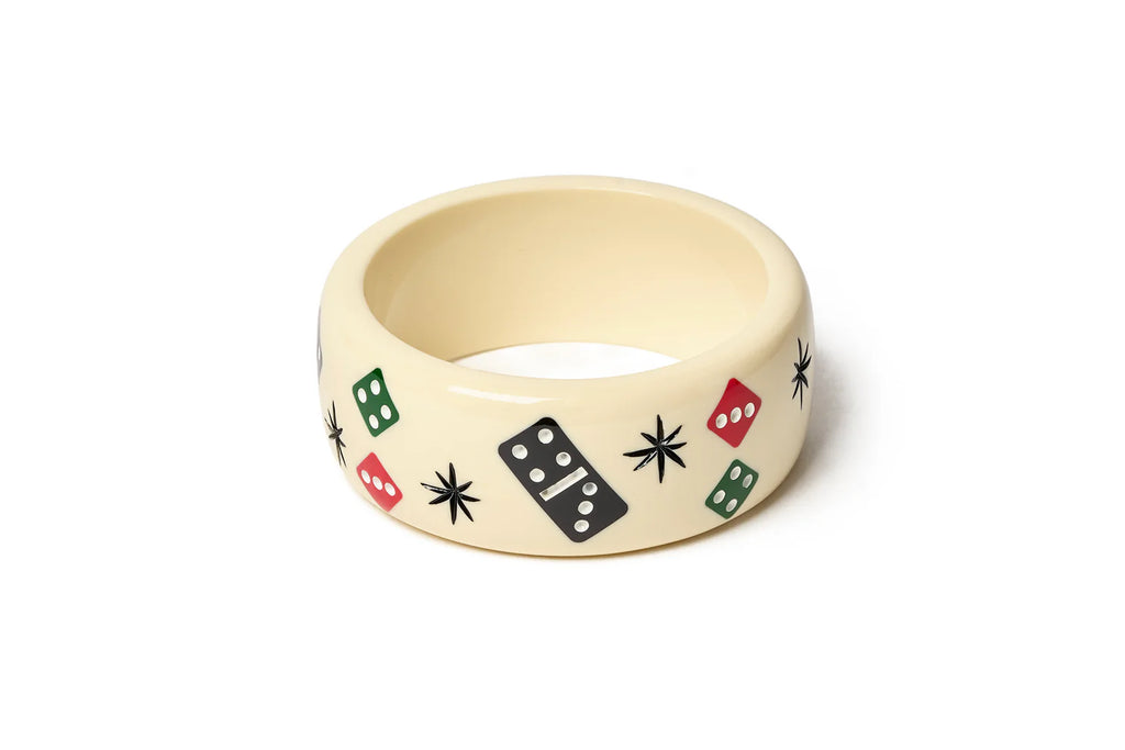PRE-ORDER Splendette Dominos & Dice Doublet CLASSIC Wide Bangle