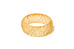 Splendette Clear Heavy Carve Lemonade CLASSIC Wide Bangle
