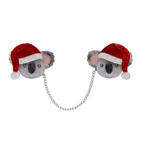 Erstwilder Brooch  - Australian Christmas | Koala Claus Double