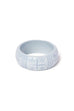 Splendette Heavy Carve Powder Blue CLASSIC Wide Bangle