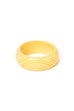 Splendette Heavy Carve Buttery CLASSIC Wide Bangle