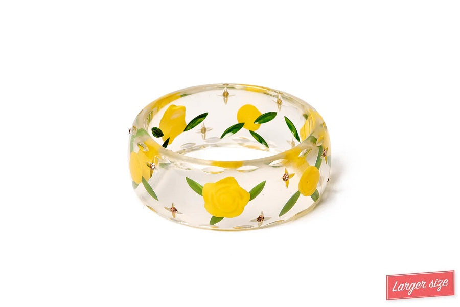 Splendette Rose Garden Precious Gold DUCHESS Wide Bangle