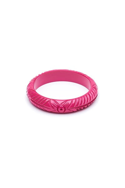 Splendette Heavy Carve Iris Pink CLASSIC Midi Bangle
