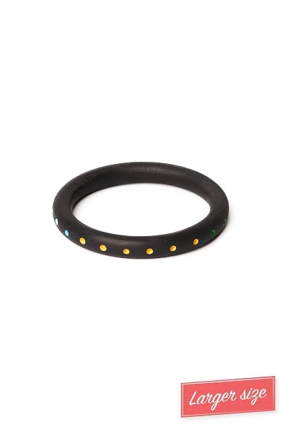 Splendette Matte Black DUCHESS Narrow Bangle