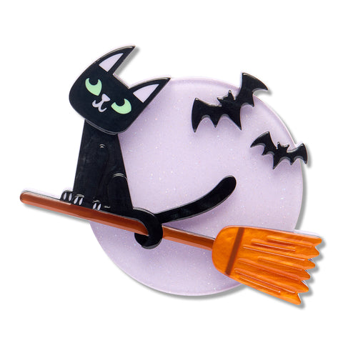 Erstwilder Brooch - Midnight Mischief | Familiar Flight