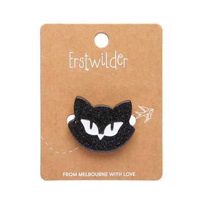 Erstwilder Brooch - Erstwilder Halloween | Shadow the Cat Mini