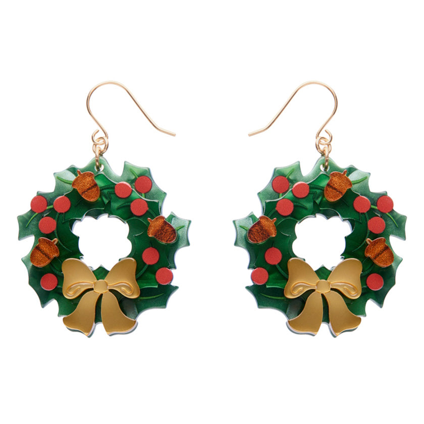 Erstwilder Earrings - Merry Menagerie | Forest Wreath
