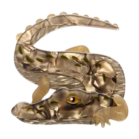 Erstwilder Brooch - Australiana | Crikey the Crocodile