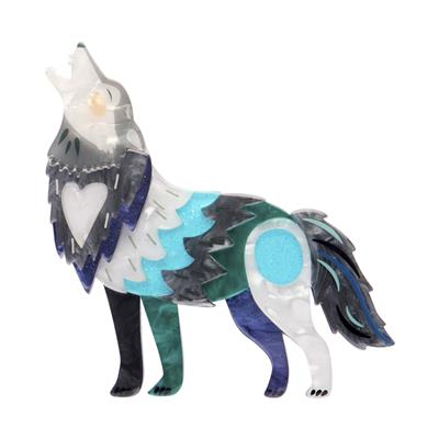 Erstwilder Brooch - Pete Cromer North America | The Gallant Gray Wolf