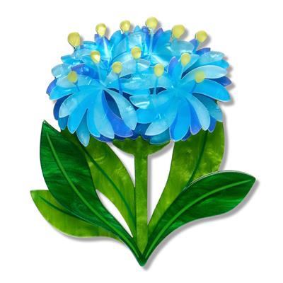 Erstwilder Brooch - Royal Botanic Gardens | Blue Pincushion