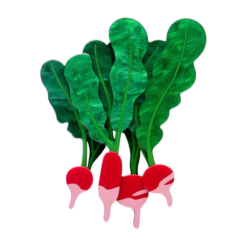 Erstwilder Brooch - In Praise of Veg | Radish Remedy