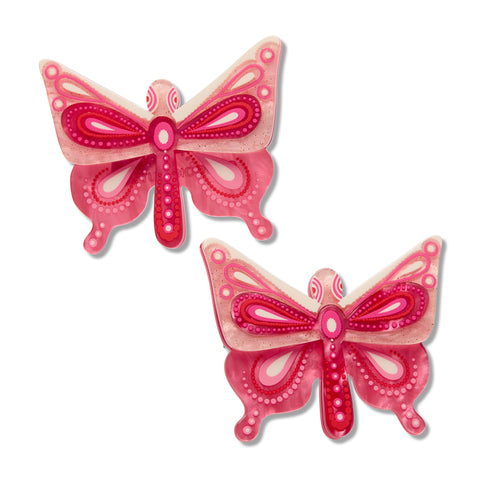 Erstwilder Hair Clips 2pc - Brooke Sutton | Kali’s Ritjinguthinha (Butterfly Dreaming)