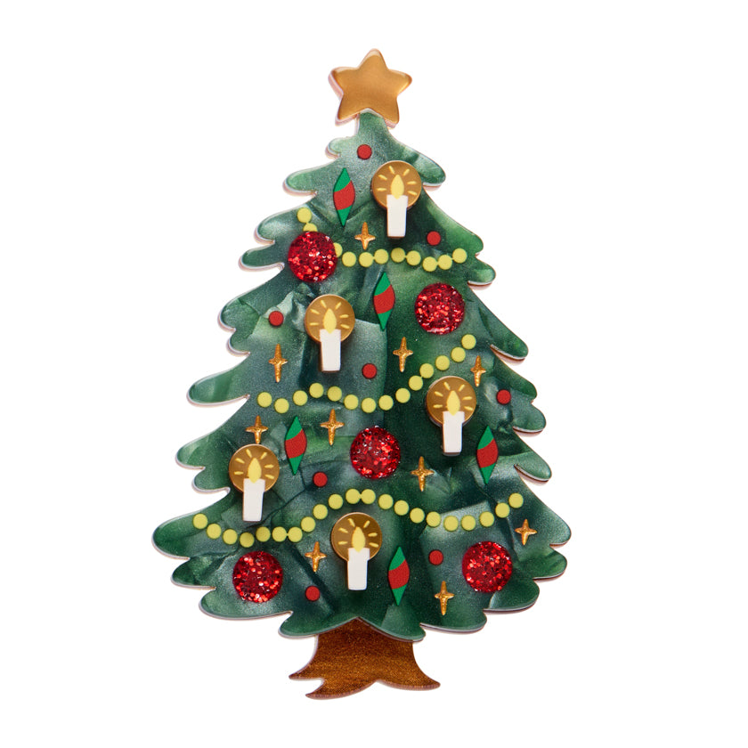 Erstwilder Brooch  - Merry Menagerie | Christmas Tree Centre-Piece