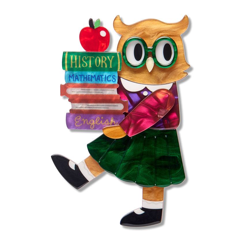 Erstwilder Brooch - Wild at Work | Professor Hootsworth