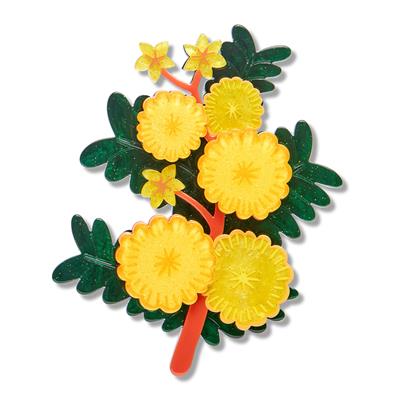 Erstwilder Brooch - Royal Botanic Gardens | Sunshine Wattle