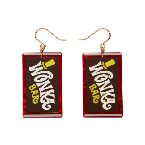 Erstwilder Earrings - Willy Wonka & the Chocolate Factory | Original Wonka Bar