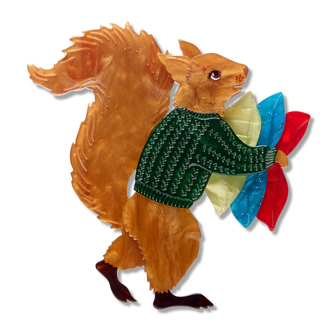 Erstwilder Brooch - Fleur Harris x Enid Blyton 'The Magic Faraway Tree' | Red Squirrel