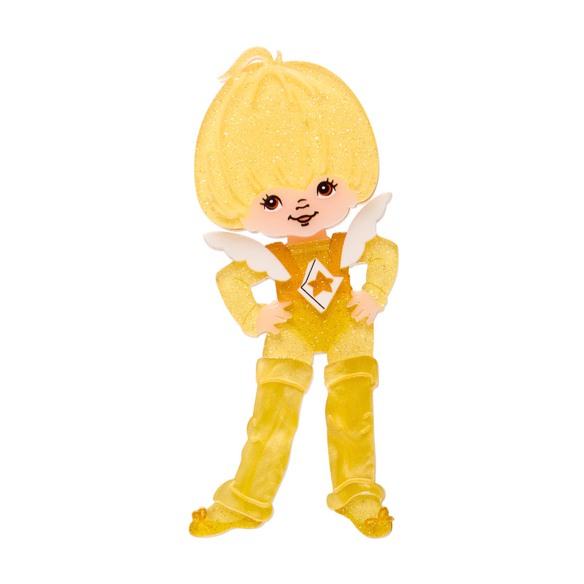 Erstwilder Brooch - Rainbow Brite | Canary Yellow