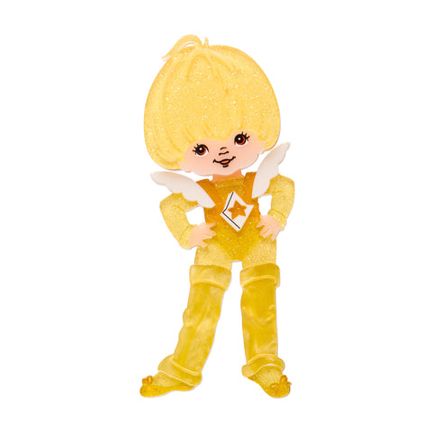 Erstwilder Brooch - Rainbow Brite | Canary Yellow