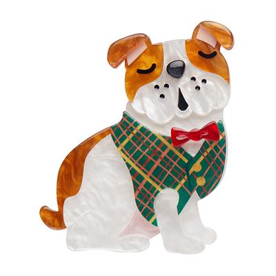 Erstwilder Brooch - London Calling | Barney the British Bulldog