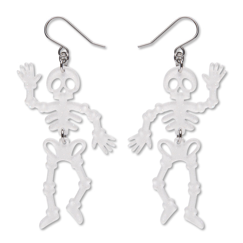 Erstwilder Essentials - Midnight Mischief | Dancing Skeletons White