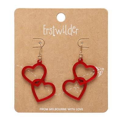 Erstwilder Essentials - Celebrations | Heart Rings Red