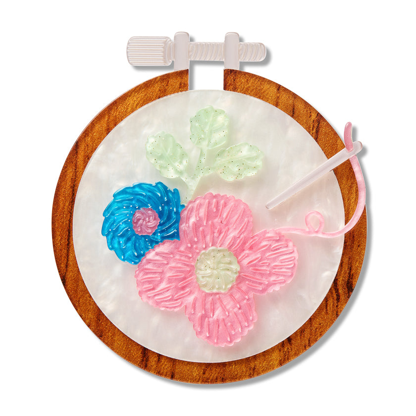 Erstwilder Brooch  - Arts & Crafts | Stitched & Framed