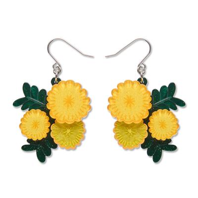 Erstwilder Earrings - Royal Botanic Gardens | Sunshine Wattle