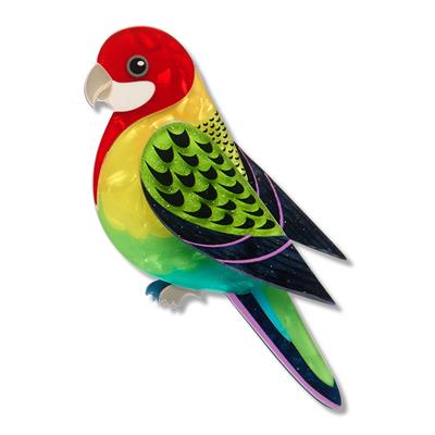 Erstwilder Brooch - Royal Botanic Gardens | Eastern Rosella