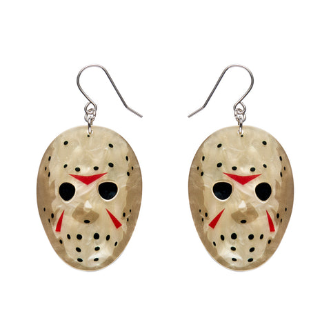 Erstwilder Earrings - Thrills & Chills | Jason Voorhees Mask