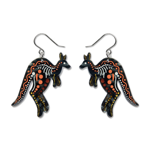 Erstwilder Earrings - Brooke Sutton | Matjumpa Ritjinguthinha (Kangaroo Dreaming)