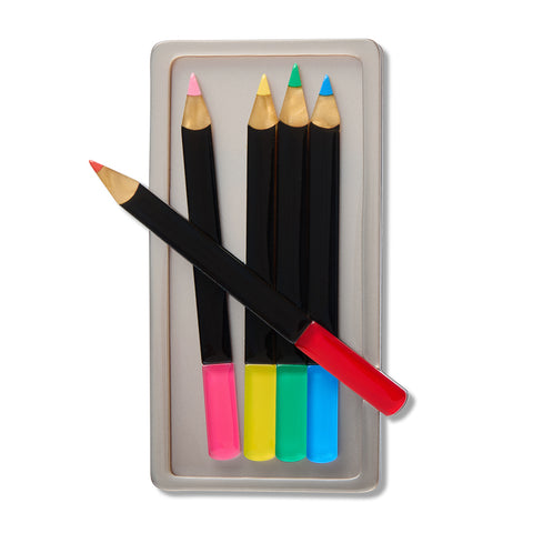 Erstwilder Brooch  - Arts & Crafts | Colour Me Happy