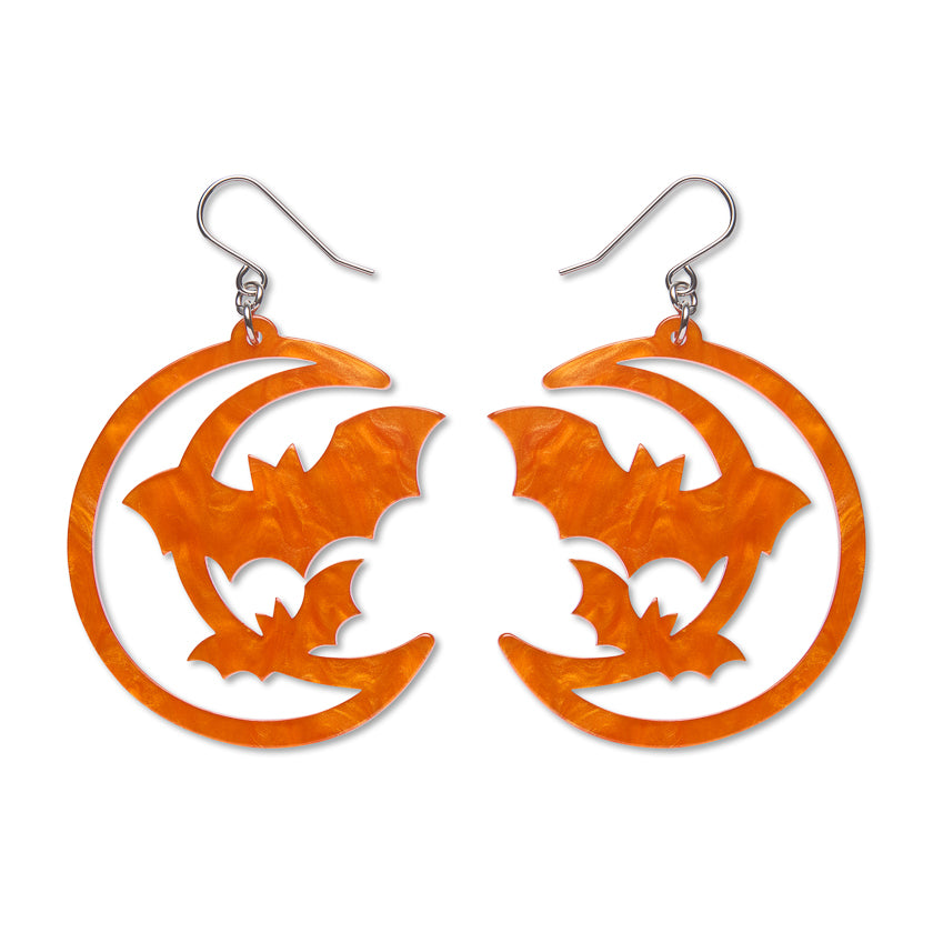 Erstwilder Essentials - Midnight Mischief | Moon & Bat Orange