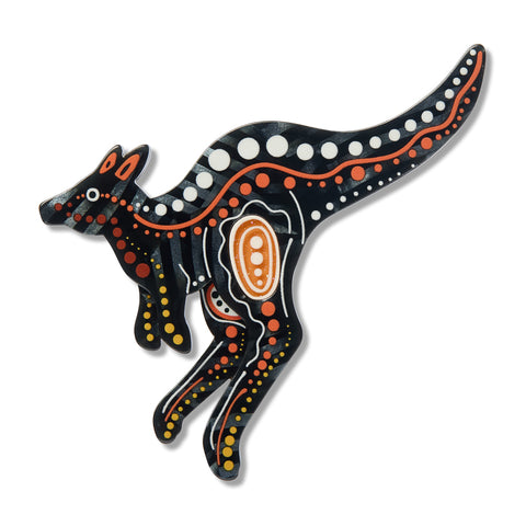 Erstwilder Brooch - Brooke Sutton | Matjumpa Ritjinguthinha (Kangaroo Dreaming)