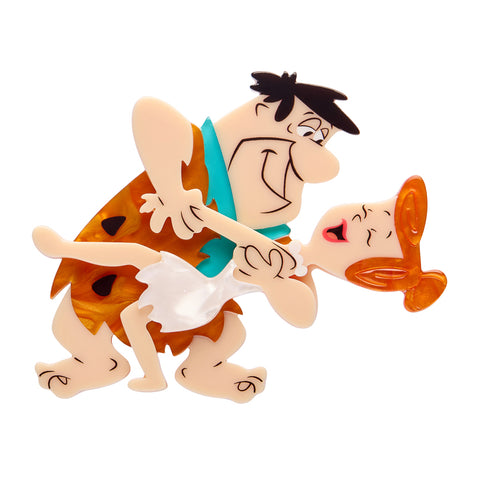 Erstwilder Brooch - Hanna Barbera The Flintstones | Fred & Wilma