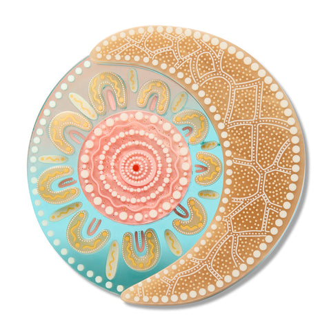 Erstwilder Brooch  - Brooke Sutton | Pintjamu Tuntal Ritjinguthinha (Sun and Moon Dreaming)