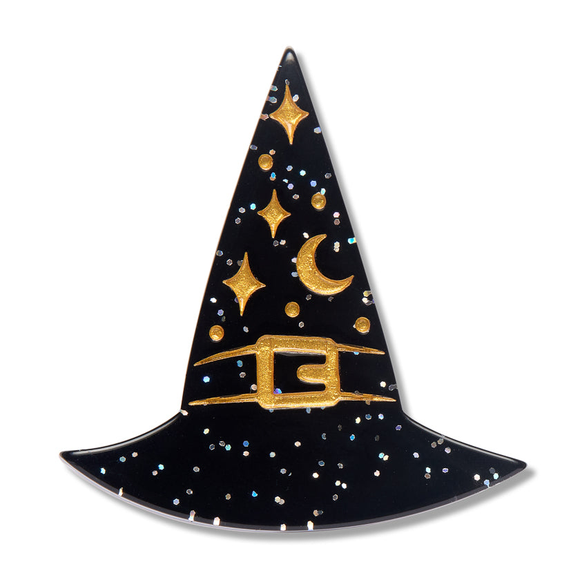 Erstwilder Brooch - Midnight Mischief | A Witchy Hat Simplified Mini