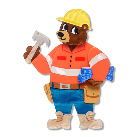 Erstwilder Brooch - Wild at Work | Foreman Grizzly