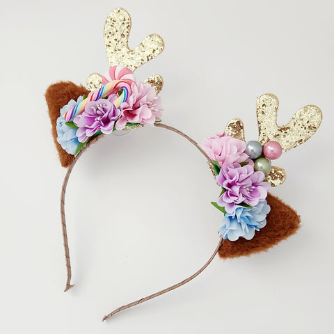 Gwynnie's Hair Flower - Christmas Reindeer Sweet Treats