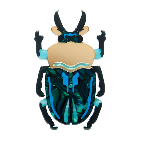 Erstwilder Brooch - Australiana | Ruby the Rainbow Stag Beetle