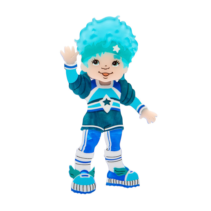 Erstwilder Brooch - Rainbow Brite | Buddy Blue