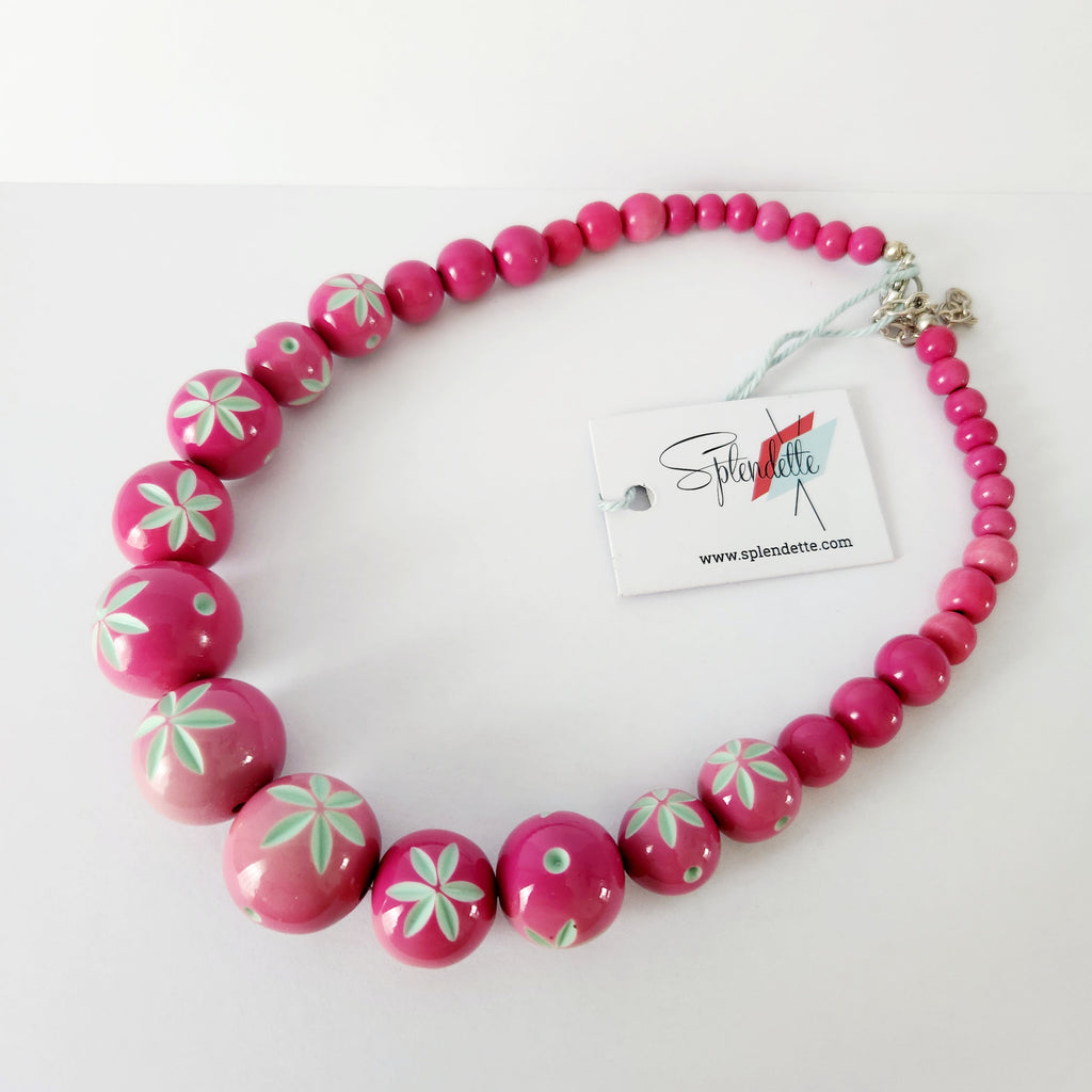 !! SPLENDETTE SECONDS !! Flamingo Duo-Tone Necklace