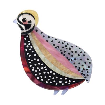 Erstwilder Brooch - Pete Cromer North America | The Mysterious Montezuma Quail