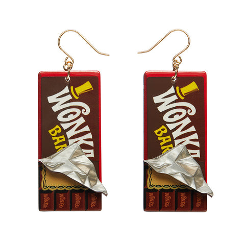 Erstwilder Earrings - Willy Wonka & the Chocolate Factory | Winning Wonka Bar