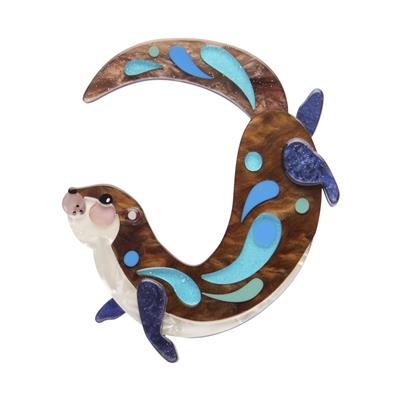 Erstwilder Brooch - Pete Cromer North America | The Outgoing Otter