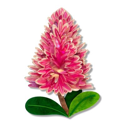 Erstwilder Brooch - Royal Botanic Gardens | Pink Mulla Mulla