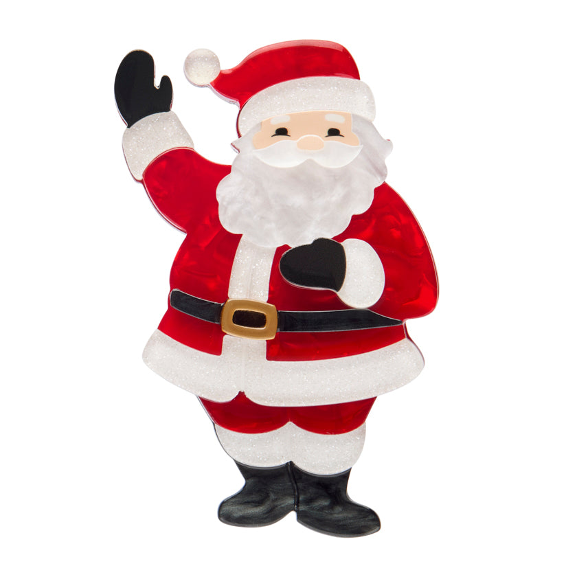 Erstwilder Brooch  - Merry Menagerie | Santa's Surprise