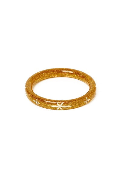 Splendette Christmas '24 Snowflake Gold CLASSIC Narrow Bangle