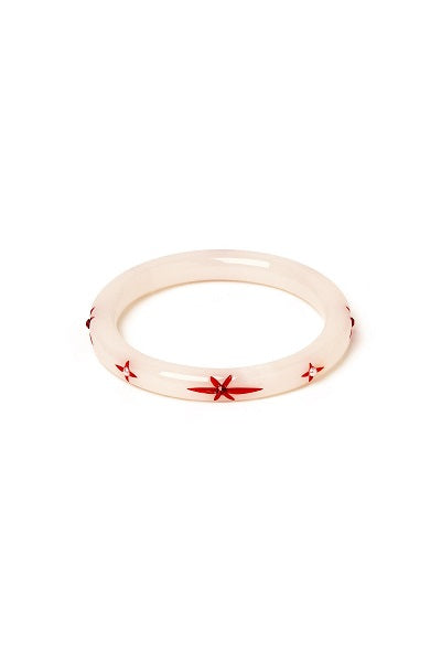 Splendette Christmas '24 Snowflake White CLASSIC Narrow Bangle